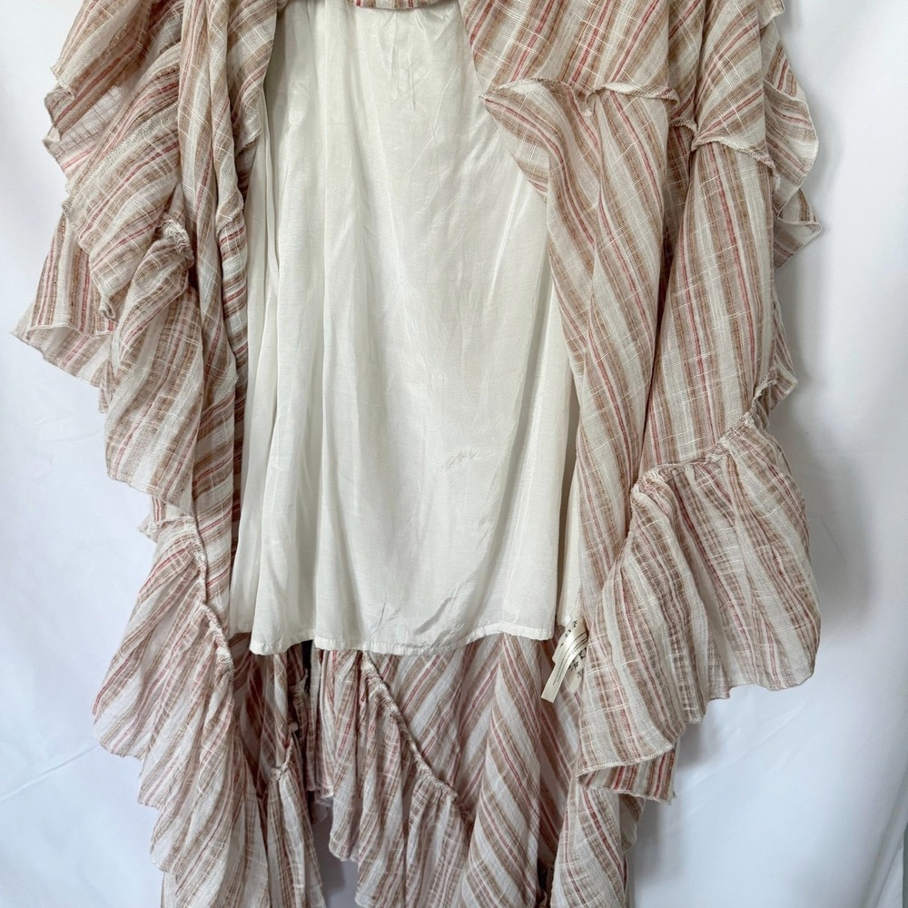 Free People Giselle Women M Striped Convertible Skirt/Dress Boho Gauze Lagen NWT - Picture 10 of 11